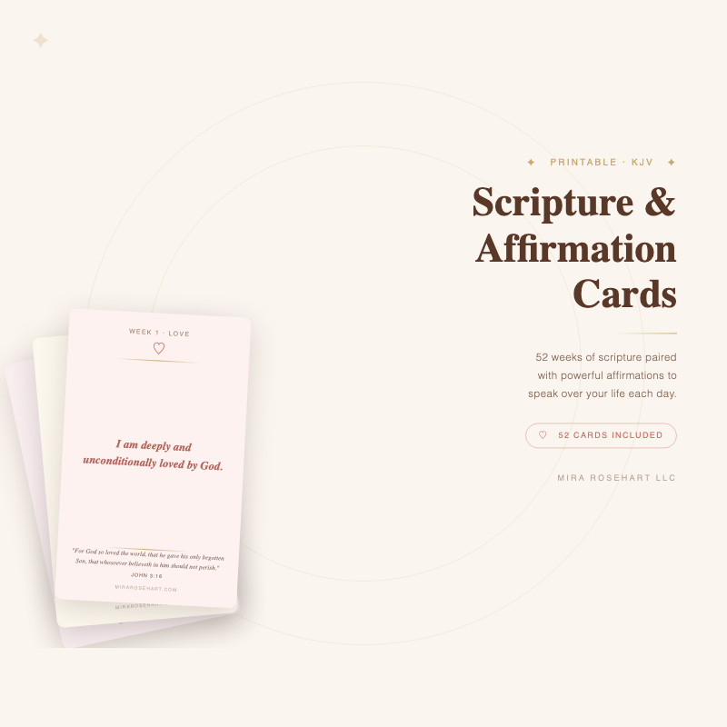 Scripture & Affirmation Cards